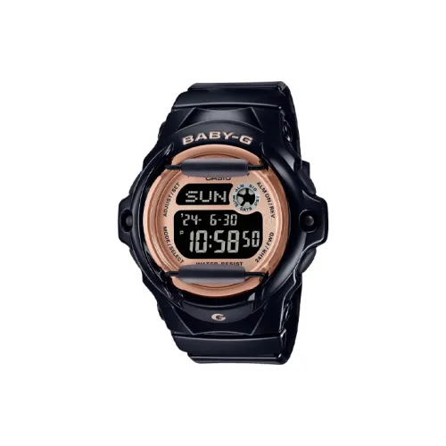 CASIO Малыш G Кварцевый механизм Смольный ремешок Часы для женщин Циферблат часов Кофейный