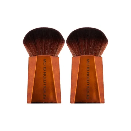 MAKEUP REVOLUTION Светлый Splendor Пудра Кисточки *2