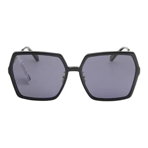 PORTS В зависимости от официального сайта Прямоугольный Солнцезащитные очки Женские Черный