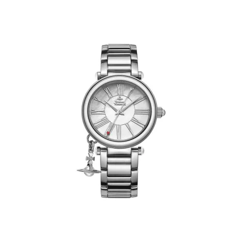 Vivienne Westwood Кварцевый Movement Женские Часы Classic Saturn Collection 32 мм Жемчужная раковина Цвет