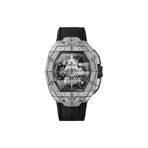 HUBLOT Автоматический Механический Механизм Мужские Часы BIG BANG Soul 42 мм Черные