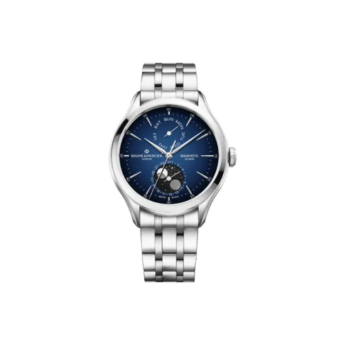 Baume & Mercier Автоматический Механический Механизм Мужские Часы Creighton Collection 42 мм Синий
