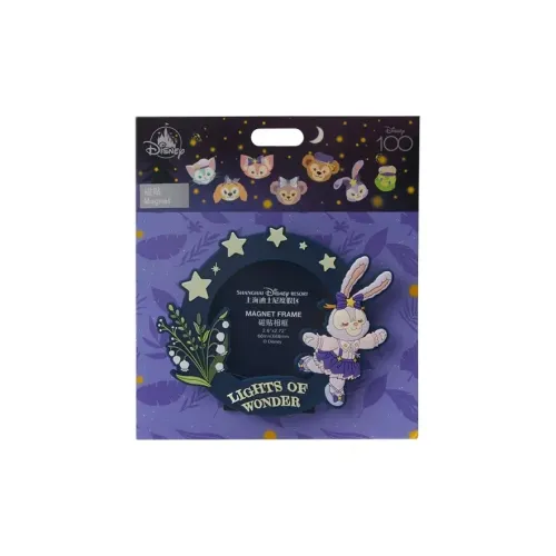 Disney 100th Anniversary Duffy and Friends Collection StellaLou Ночной свет Магнитная Фоторамка Мерч по IP