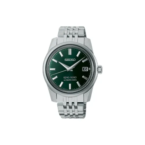 SEIKO Механический механизм Мужские часы 46,1мм*39мм*11,9мм Зеленый
