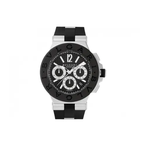 BVLGARI Автоматический Механический Movement Унисекс Часы 42 мм Черные