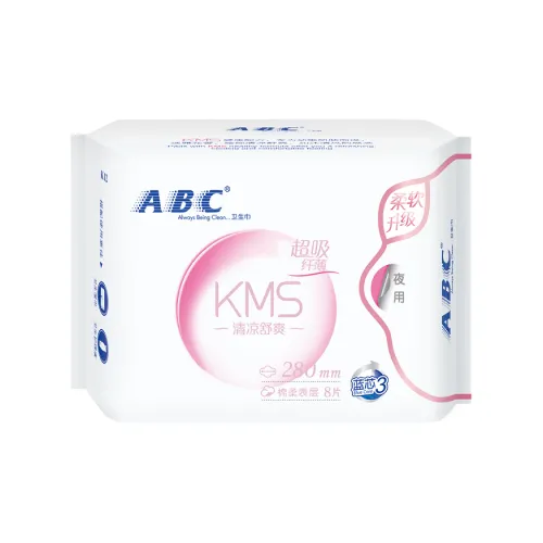 ABC Ультра впитывающий и тонкий гигиенические прокладки прохладный и освежающий