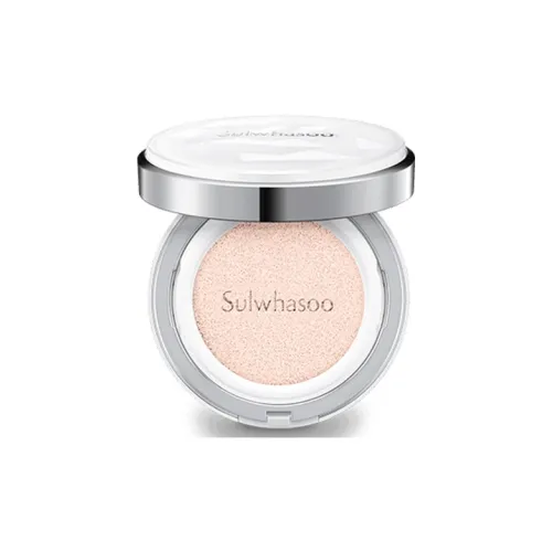 Sulwhasoo Zijing Snowy Pure White Air Cushion Liquid Foundation Shiny Sun Protection 14g*2 Sulwhasoo Zijing Snowy Чистый Белый Воздушная Подушка Жидкая Основа Блестящий Защита от Солнца 14г*2