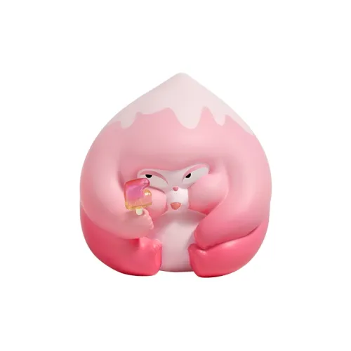 IP XIAOZHAN Фрукты Зоопарк Лето Обезьяна Peach Collection Слепые коробки Целая коробка 6 шт