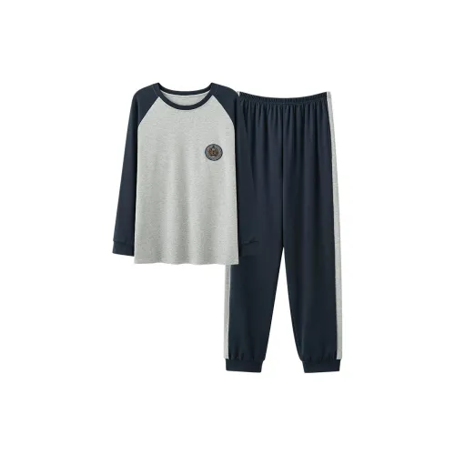 The Story Of The Flower Season Пижамный комплект Мужской Серый