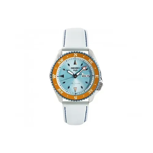 SEIKO Автоматический Механический Механизм Мужские Часы 42,5 мм Белый