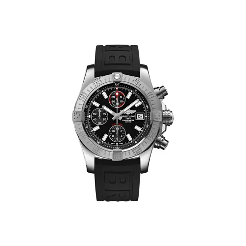 BREITLING Avenger Автоматический Механический Часы Мужские 43 мм Черный Циферблат Корпус из Нержавеющей Стали