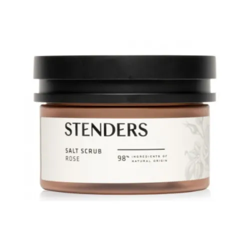 STENDERS Розовый Матовый SALT 300г Увлажняющий Отшелушивающий и Гидратирующий