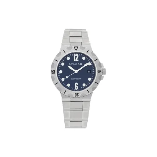 BVLGARI Автоматический Механический Механизм Мужские Часы 41 мм Синий