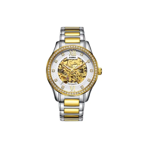 CASIMA Автоматические механические мужские часы, 39,5 мм * 42,5 мм * 11 мм, золото