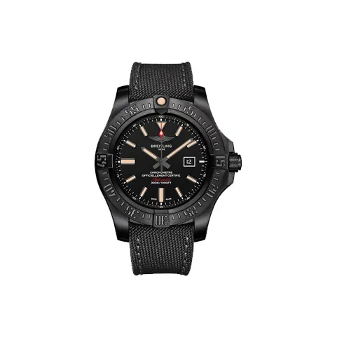 Breitling Avenger Автоматический Механический Механизм Унисекс Часы 48 мм Черный Циферблат