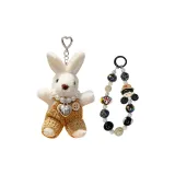 Трикотажные брюки с кроликом - хаки + цепь + подарочная сумка + поздравительная открытка