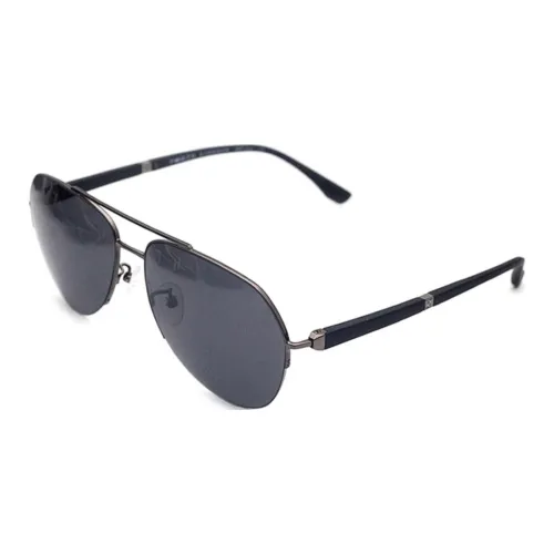 PORTS Aviator Солнцезащитные очки Мужские Металлические Черные