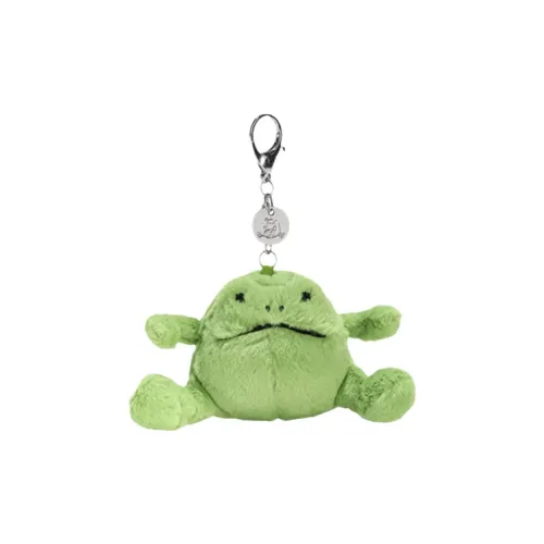 JELLYCAT Amphibian Reptile Collection Ricky Rain Frog Bag Charm Куклы Plush Подвеска 8 см Высота в сидячем положении