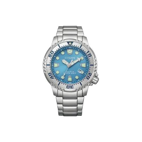 CITIZEN PROMASTER Series Светильник Кварцевый механизм Нержавеющая сталь Ремешок Часы Мужские Часы Синий циферблат