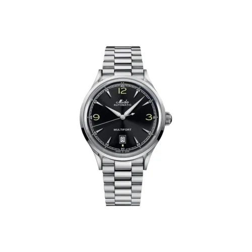 MIDO Автоматический Механический Механизм Мужские Часы Helm 40 мм Черные