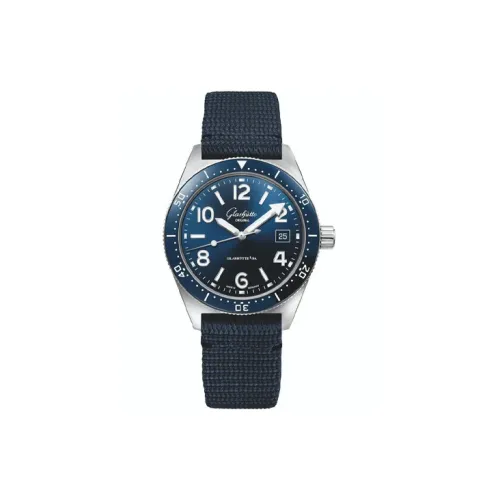 GLASHUTTE ORIGINAL Автоматический Механический Часы Мужские Циферблат Синий