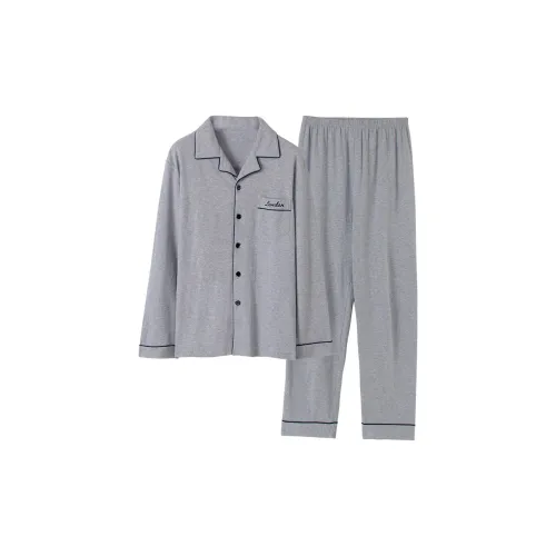 The Story Of The Flower Season Пижамный комплект Мужской Серый