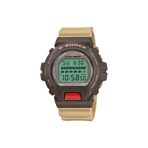 CASIO SQUAD Series SQUAD Collection Кварцевый механизм Смольный ремешок Часы Мужские Циферблат Зеленый DW 6600PC 5JF