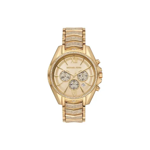 MICHAEL KORS Кварцевые часы механизм ремешок из нержавеющей стали золотистый циферблат унисекс