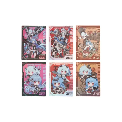 BILIBILIGOODS 2233 Niang Time Wa Космос Battlemaids Коллекция Коллекция Голографическая карта Мерч по IP