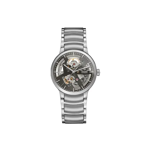 RADO Crystal Collection Автоматический Механический Механизм Мужские Часы Часы 38 мм Серебристый Циферблат