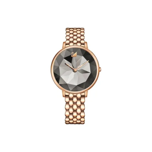 Swarovski Кварцевый Movement Женские Crystal Lake Часы 35 мм Черные