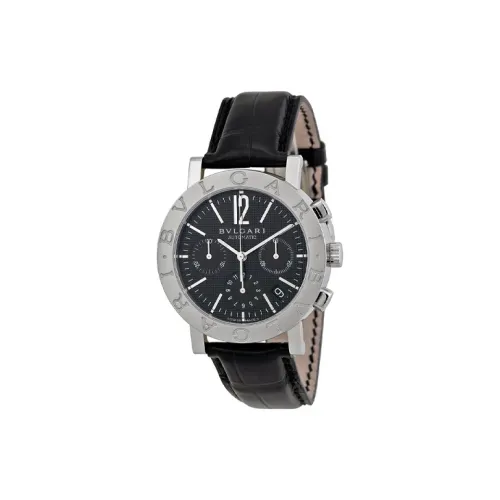 BVLGARI Автоматический Механический Механизм Мужские Часы 38 мм Черный