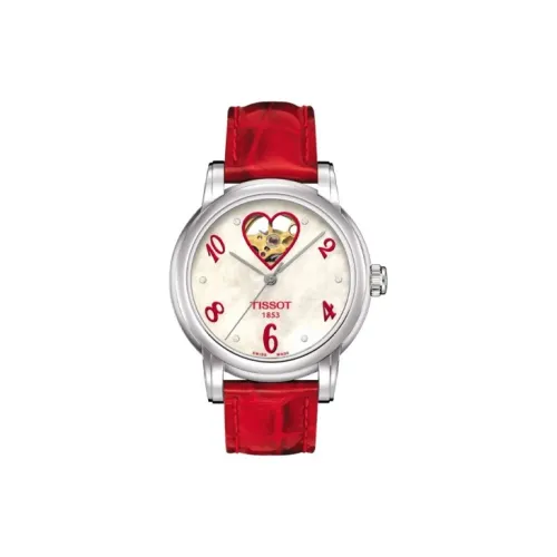 TISSOT Fashion Collection Автоматический Механический Механизм Женские Часы 35 мм Белый Циферблат Корпус из Нержавеющей Стали