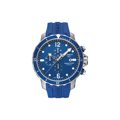 TISSOT Автоматический Механический Механизм Мужские Часы 48mm*17,28mm Синий
