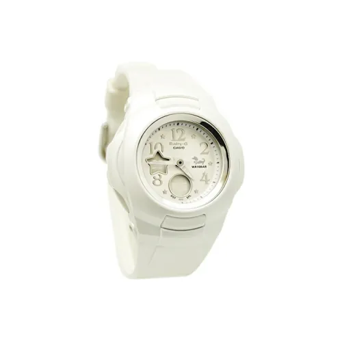 CASIO Baby Кварцевый механизм пластиковый ремешок женские часы серый циферблат