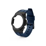 Углеродное волокно Метеорит Чехол + Синий ремешок