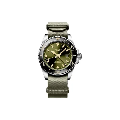 LONGINES Comcast Diving Collection Автоматический Механический Часы Мужские 41 мм Зеленый Циферблат