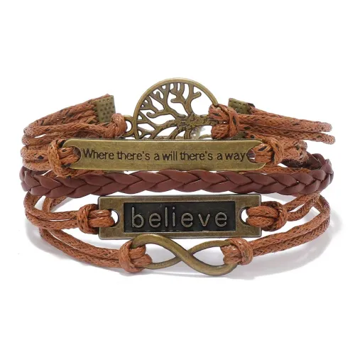 Listen To The Flowers Bloom Восковые шнурки Браслеты Мужской