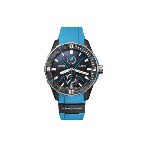 ULYSSE NARDIN Автоматический Механический Часы Мужские из Коллекции Diving 44 мм Черные