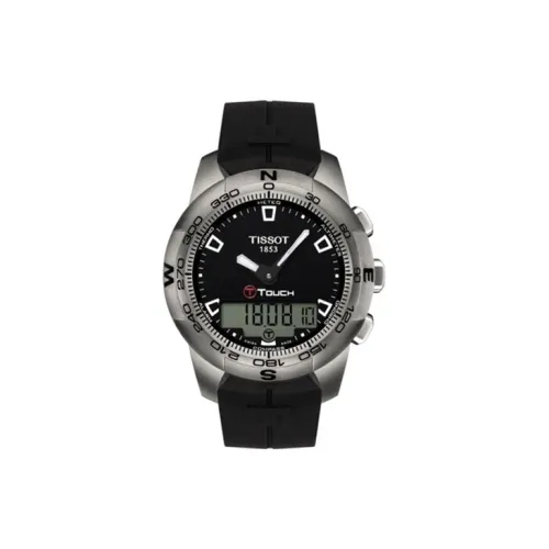 TISSOT Quartz Механизм Мужские часы 43 мм Черный