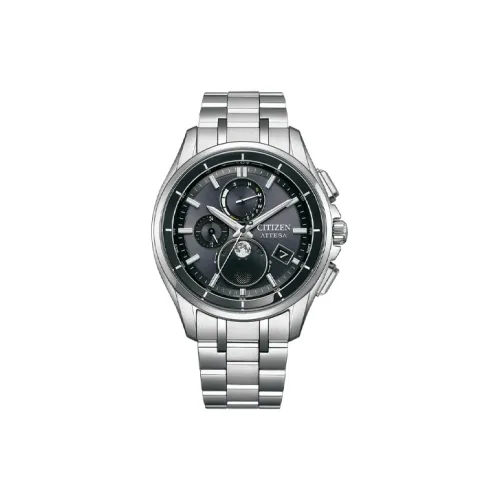 CITIZEN Светильник Кварцевый механизм Мужские часы серии Attesa 41,5 мм Черный