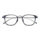 Синий и серебристый