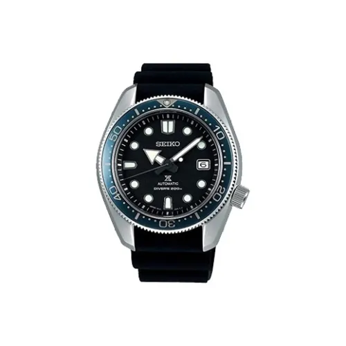 SEIKO Автоматический Механический Механизм Мужские Часы 44 мм Черный