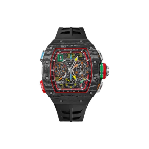 RICHARD MILLE Автоматический Механический Часы для Мужчин 44,5mm*49,94mm Черный