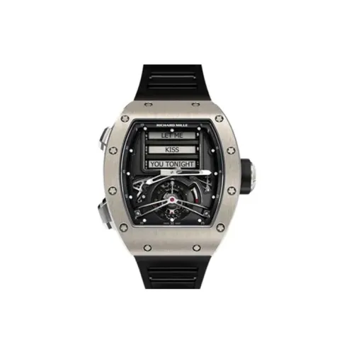 RICHARD MILLE Механизм с ручным заводом Мужские часы 50мм*42,7мм Черный