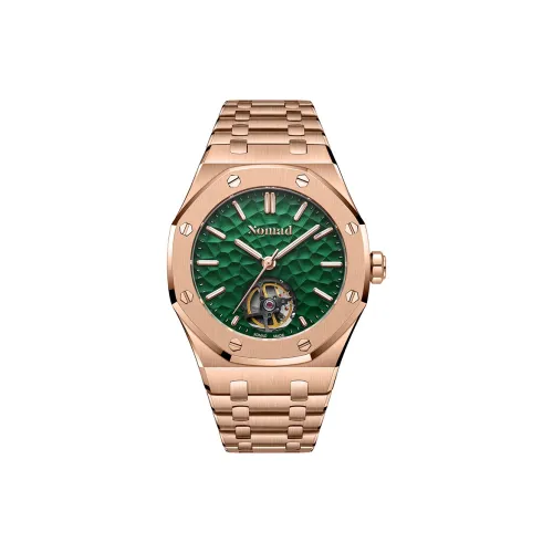 Xomad Механические Мужские Часы Зеленый Циферблат RF23ROSEGOLD040M