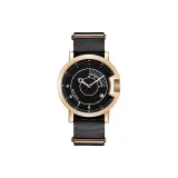 RGA9035-Розовый корпус, черный циферблат, черный ремешок