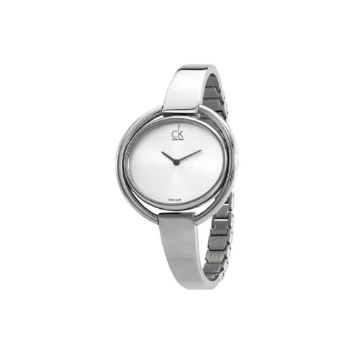 Calvin Klein Women's Watch Кварцевый механизм ремешок из нержавеющей стали 40 мм серебристый циферблат