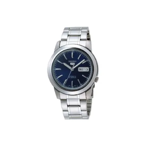SEIKO Автоматический Механический Механизм Мужские Часы 40 мм Синий