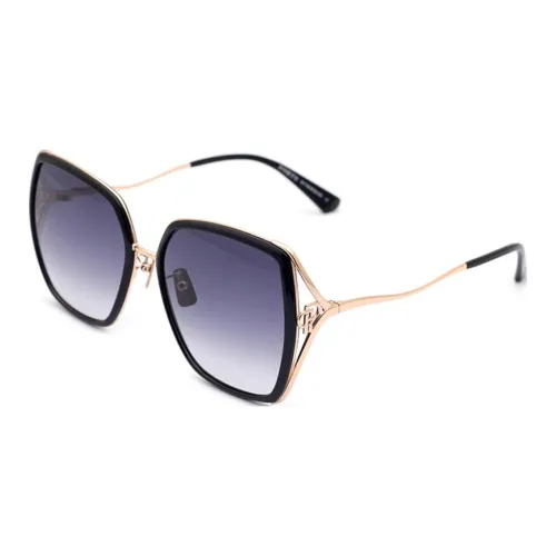 PORTS Бабочка Солнцезащитные очки Женские Черный